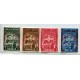 ALBANIA 1945 Yv. 326/9 SERIE COMPLETA DE ESTAMPILLAS NUEVAS CON GOMA RARA 50 EUROS